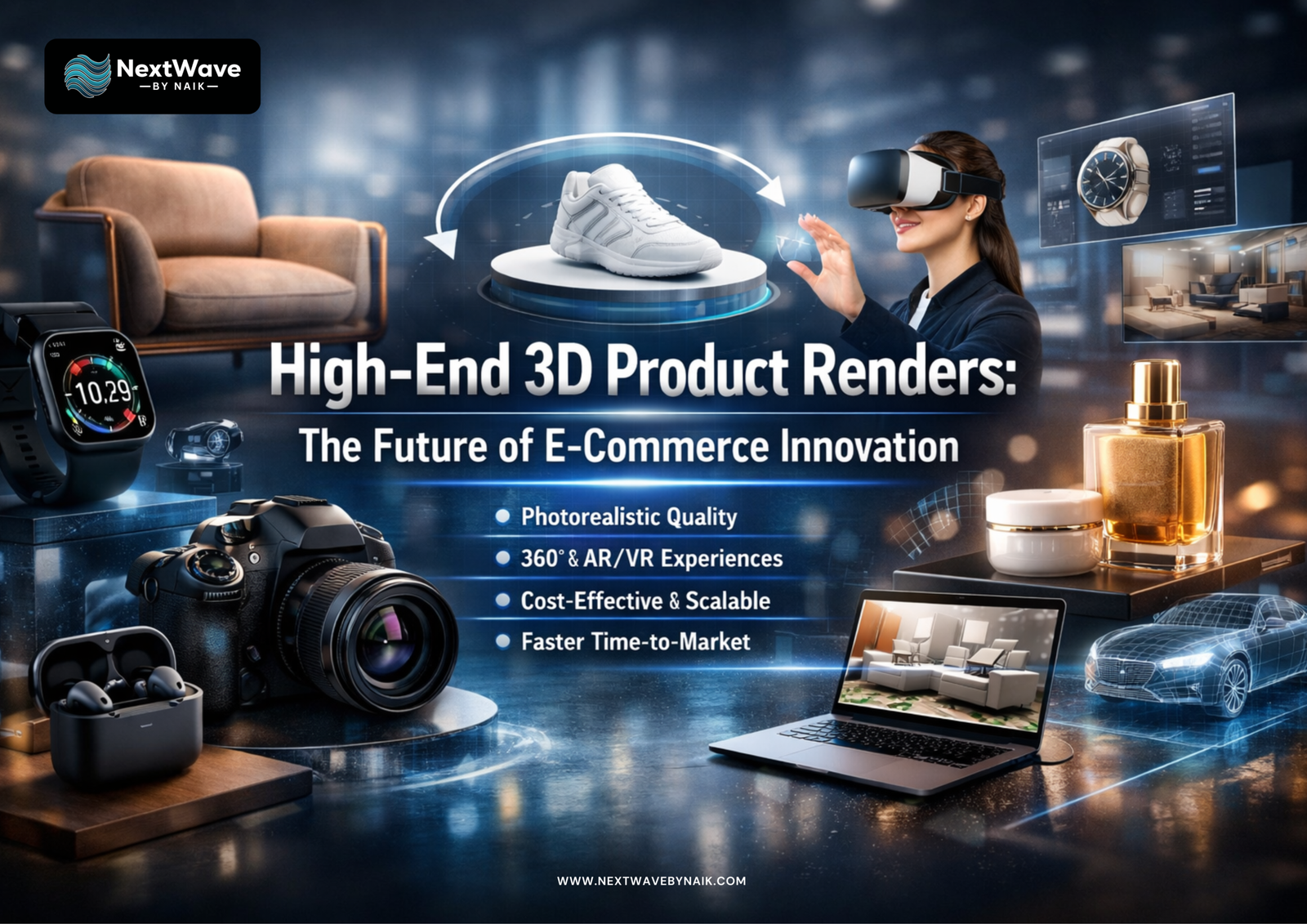 High-End 3D Product Renders